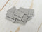 "Custom Made" Grey Clothing Labels - Pack of 10
