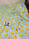 Yellow Rubber Ducks - cotton lycra - 150cm wide