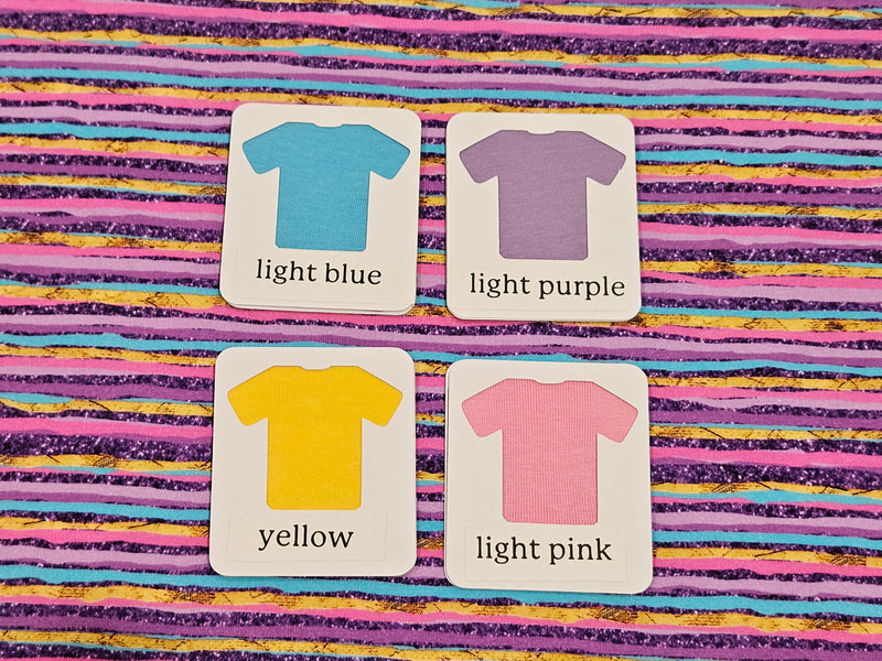 Pink Purple Faux Glitter Stripes - cotton lycra - 150cm wide