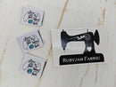 "Love You To The Moon And Back" Woven Clothing Labels - Pack of 10