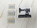 "Made By My Aunty", Blue, Woven Clothing Labels - Pack of 10