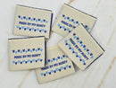 "Made By My Aunty", Blue, Woven Clothing Labels - Pack of 10