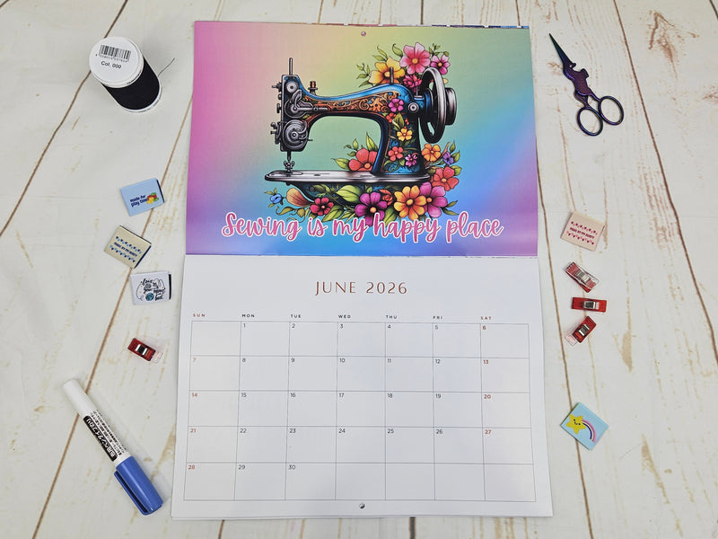 2026 Sewing Themed Wall Calendar - LIMITED EDITION