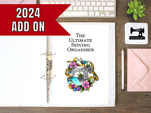 Rubyjam Fabric - 2024 Calendar Pages Add On for The Ultimate Sewing Organiser
