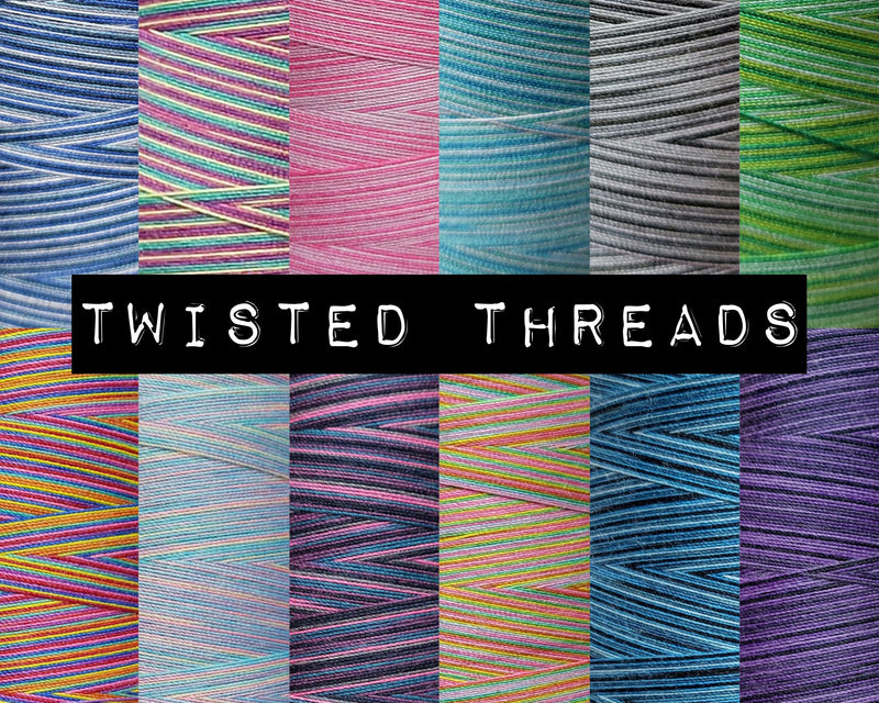 Flamingo Blush - Twisted Threads - 5000M Variegated Overlocker Thread