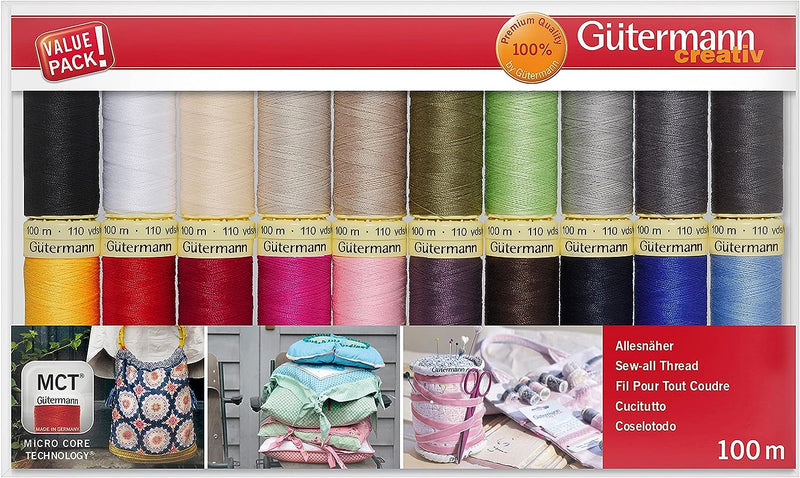 Gutermann 100M Sew-All Thread - 20 spools