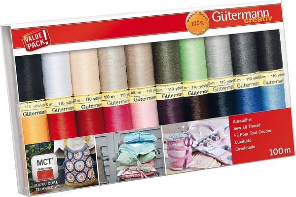 Gutermann 100M Sew-All Thread - 20 spools