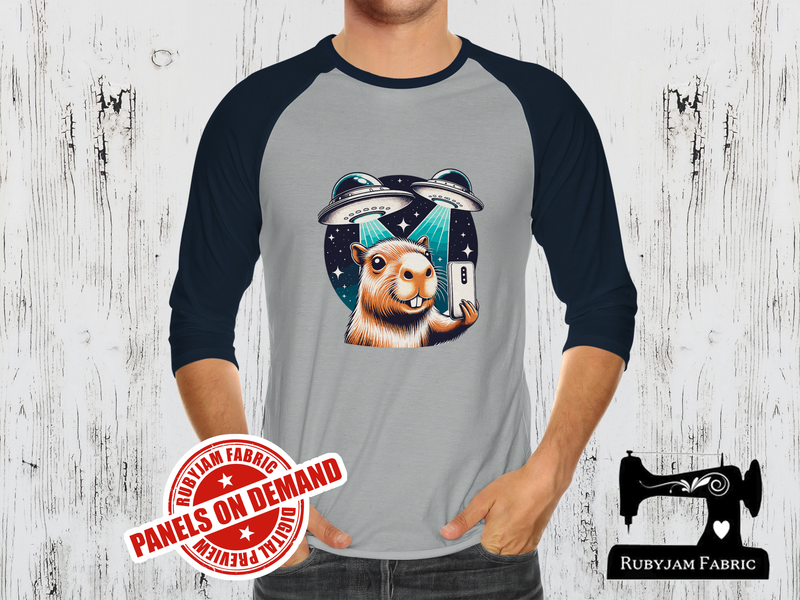 Alien Capybara - HEATHER GREY - Panels On Demand