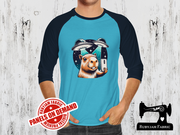 Alien Capybara - LIGHT BLUE - Panels On Demand