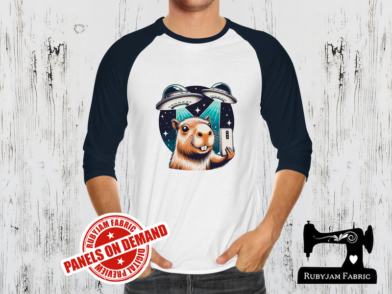 Alien Capybara - WHITE - Panels On Demand