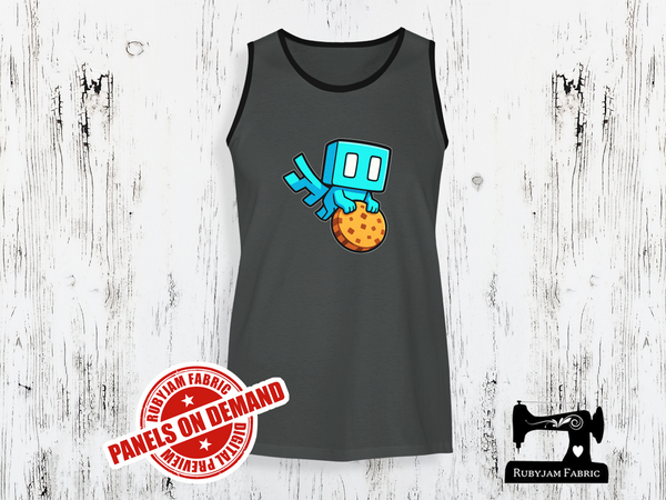 Blue Fairy Cookie - CHARCOAL GREY - Panels On Demand
