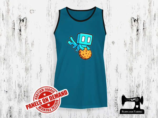 Blue Fairy Cookie - TEAL BLUE - Panels On Demand