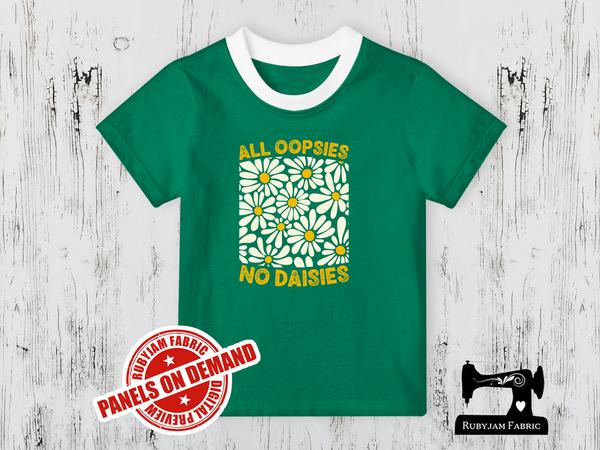 All Oopsies, No Daisies - GREEN - Panels On Demand