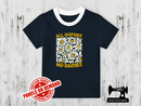 All Oopsies, No Daisies - NAVY BLUE - Panels On Demand