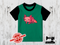 Axolotl Gamer Pink - GREEN - Panels On Demand
