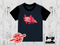 Axolotl Gamer Pink - NAVY BLUE - Panels On Demand