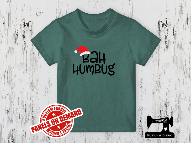 Bah Humbug - SAGE GREEN - Panels On Demand