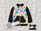 Balloon Animals - cotton lycra - 150cm wide