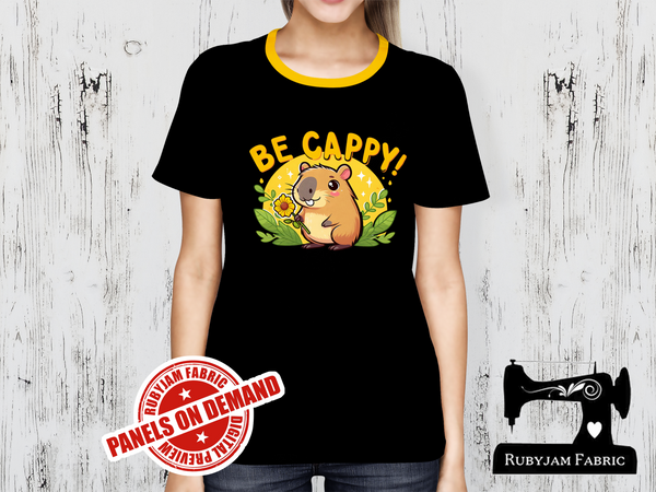 No Cap Capybara - FUCHSIA - Panels On Demand