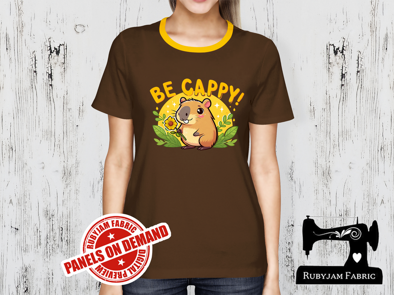 Be Cappy Capybara - BROWN - Panels On Demand