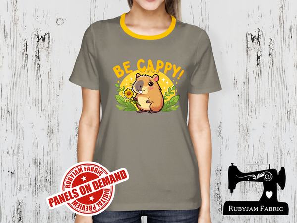 Be Cappy Capybara - LIGHT GREY - Panels On Demand