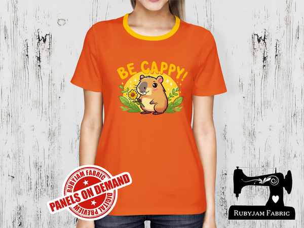 Be Cappy Capybara - ORANGE - Panels On Demand
