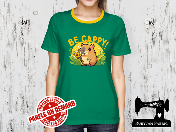 Be Cappy Capybara - GREEN - Panels On Demand