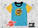 Bee Kind Sunflower - LIGHT BLUE - Panels On Demand