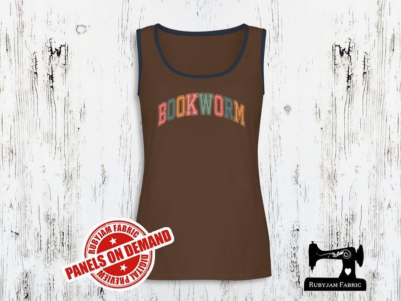 Bookworm Varsity Style - BROWN - Panels On Demand