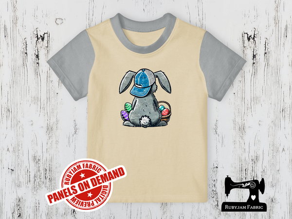Easter Bunny Back - SAND BEIGE - Panels On Demand