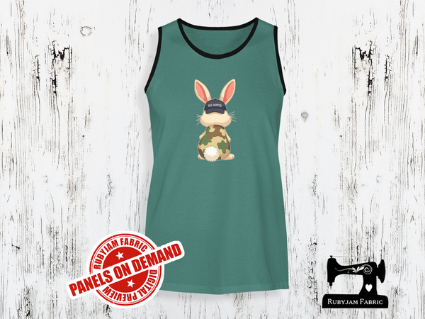 Easter Bunny Camo Egg Hunter - SAGE GREEN - Panels On Demand