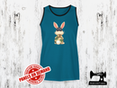 Easter Bunny Camo Egg Hunter - TEAL BLUE - Panels On Demand