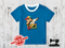 Capy Styles Dabbing Capybara - TURQUOISE BLUE - Panels On Demand