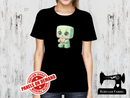 Chibi Creep Love Heart - BLACK - Panels On Demand