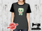 Chibi Creep Love Heart - CHARCOAL GREY - Panels On Demand