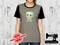 Chibi Creep Love Heart - LIGHT GREY - Panels On Demand