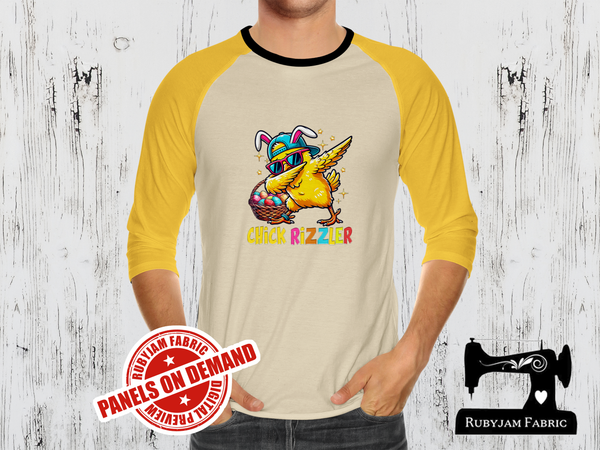 Easter Chicken Chick Rizzler - SAND BEIGE - Panels On Demand