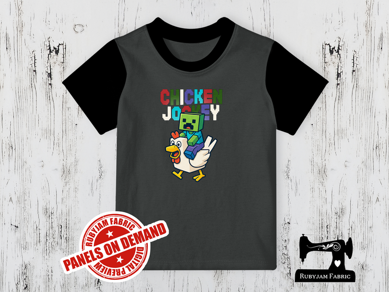 Chicken  Zombie - CHARCOAL GREY - Panels On Demand