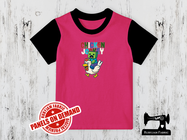 Chicken  Zombie - FUCHSIA - Panels On Demand