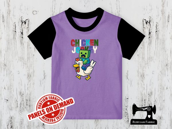 Chicken  Zombie - LIGHT PURPLE - Panels On Demand