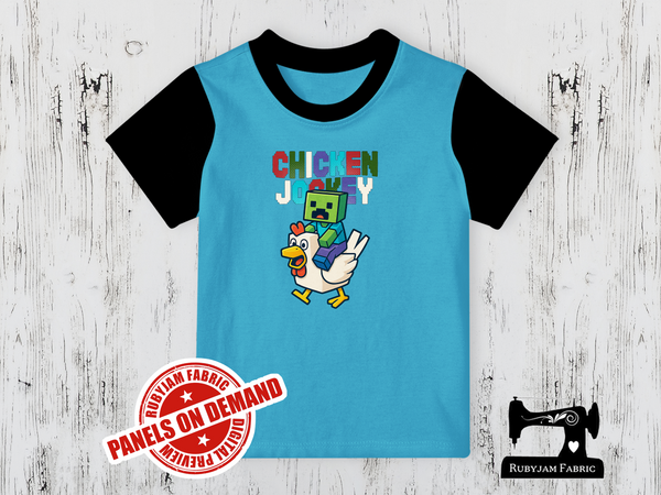Chicken  Zombie - LIGHT BLUE - Panels On Demand