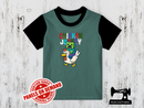 Chicken  Zombie - SAGE GREEN - Panels On Demand