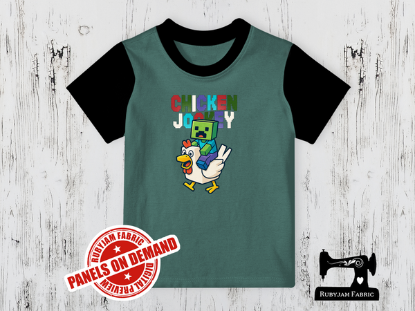 Chicken  Zombie - SAGE GREEN - Panels On Demand