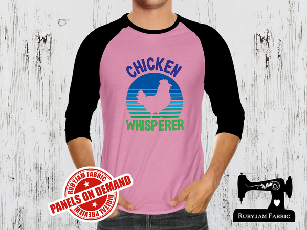 Chicken Whisperer - LIGHT PINK - Panels On Demand