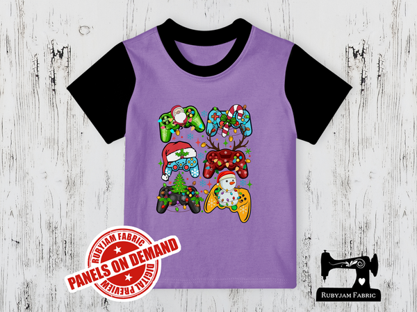 Christmas Game Controllers - LIGHT PURPLE - Panels On Demand