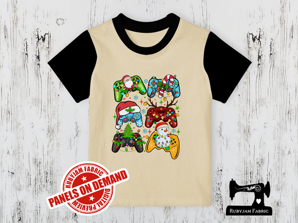 Christmas Game Controllers - SAND BEIGE - Panels On Demand