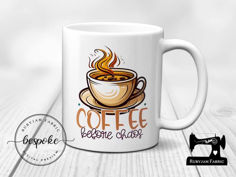 Coffee Before Chaos - Mug - Bespoke