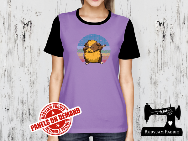 Dabbing Guinea Pig - LIGHT PURPLE - Panels On Demand