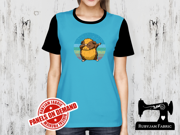 Dabbing Guinea Pig - LIGHT BLUE - Panels On Demand