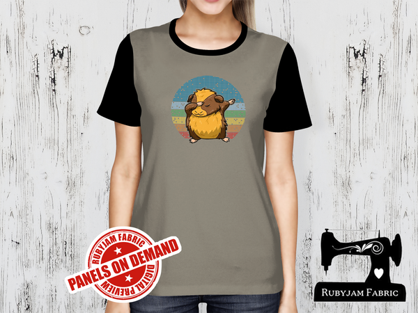 Dabbing Guinea Pig - LIGHT GREY - Panels On Demand